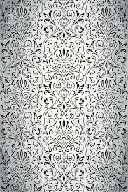 Bahariye Safir 4446 Gri Hali Modelleri Damask Pattern Embroidery Patterns Pattern