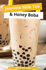 Delicious Bubble Tea Recipe That You Can Make At Home This Recipe For Jasmine Milk Tea With Honey Boba Bubble Tea Recipe Bubble Tea Flavors Milk Tea Recipes