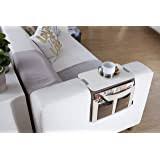 Greenington linden caramelized bamboo rectangle gateleg table Sofa Butler Carry Mit 4 Taschen Und Ablageplatte Hellgrau Dunkelgrau 201040222 He Amazon De Kuche Haushalt Wohnen