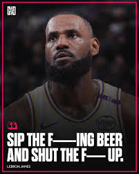 LeBron James to a Kings fan during the 2nd quarter 😅