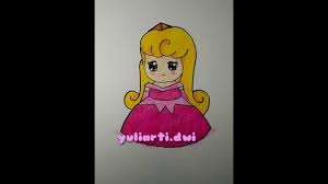 Gambar princess hitam putih untuk diwarnai. How To Draw Princess Aurora Sleeping Beauty Menggambar Putri Cantik Youtube