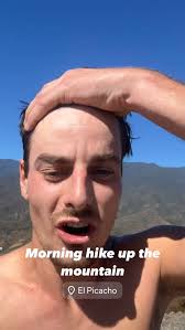 Morning hike up the mountain