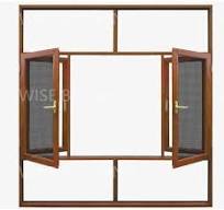 Hot Sales Grain Aluminum Swing Casement Window with Fly Screen Hurricane  Impact Windows Luxury Window