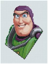 Pdf Cross Stitch Pattern 0085 Buzz Lightyear Toy Story