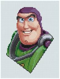 pdf cross stitch pattern 0085 buzz lightyear toy story