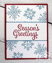 Your handmade card begins with a blank card to decorate. I Love Sharing Easy Christmas Card Making Ideas I Teach Stamping