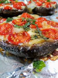Caprese Style Portobellos Recipe Recipes Veggie Dishes Vegetable Recipes