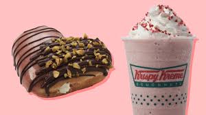 Red hearts, red wine, red roses, you name it. Ruby Chocolate Is The Star Of Krispy Kreme S Valentine S Day Doughnuts And Drink Laptrinhx News