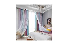 Maybe you would like to learn more about one of these? Star Blockout Curtains Thermal 2 Layer Blackout Curtains Fabric Eyelet Bedroom Purple 100cm 130cm 40 W X 52 L Matt Blatt