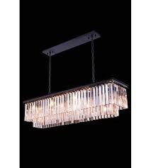 Led drop ceiling light panels are brighter and have a more even light spread with no dark spots! Elegant Lighting 1202d50mb Rc Sydney 12 Light 14 Inch Matte Black Pendant Ceiling Light In Clear Urban Classic
