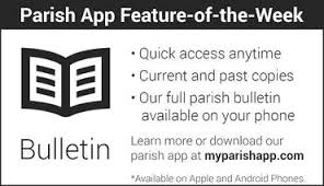 Text app to phone number 88202 or visit myparishapp.com. My Parish App