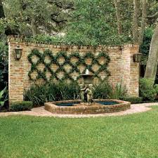 I M So Doing This Confederate Jasmine Vine On A Blank Brick Wall In A Diamond Or Harlequin Pat Wall Climbing Plants Large Backyard Landscaping Evergreen Vines