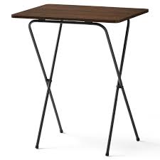 Nice tv table set of 4 tables and a stand to keep in our living room. Mainstays 5 Piece Folding Tray Table Set With Stand Black Walmart Com Walmart Com