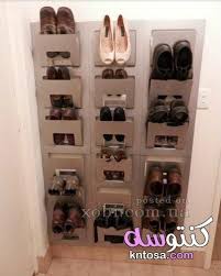افكار جديده للتخلص من فوضى الاحذيه اصنعيها بنفسك روعه افكار لعمل جزامة بالصور Kntosa Com 09 19 156 Shoe Storage Hacks Diy Shoe Rack Shoe Rack Closet