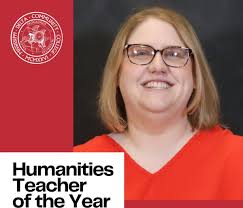 Pillow chosen as Humanities Teacher of the Year