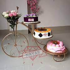 I'm proud to say that this recipe won a blue ribbon in the holiday cake division at the 2006 alaska. Buy Nayab 3 Tier Metal Cake Display Stand Cupcake Cooling Racks Gold Color Online At Low Prices In India Amazon In