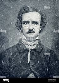 Edgar Allen Poe (1809-1849) was an American writer, poet, and literary  critic and aligned with the American Romantic Movement Stock Photo