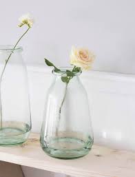 Heavey glass block vases are the preferred choice for. Garden Didbrook Recycled Glass Vase Medium Jarrold Norwich