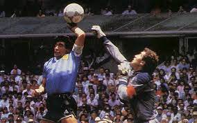 He dominated the 1986 competition in mexico. John Motson Looks Back At Diego Maradona S Hand Of God Goal