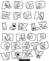 Here's a set of printable alphabet letters coloring pages for you to download and color. Disney Alphabet Coloring Pages Coloring Home