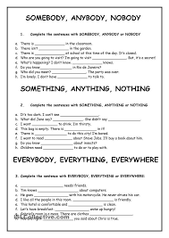 Somebody Anybody Nobody Something Anything Etc Teaching English Grammar Teaching English English Grammar