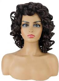 Amazon.com: andromeda Pelucas rizadas marrones para mujeres negras, peluca  rizada afro suave con flequillo, suelta, linda, resistente al calor,  aspecto natural, peluca sintética para mujeres (marrón) : Belleza y Cuidado  Personal