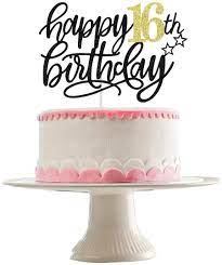 We will get sweet 16 boy birthday cake, blue sweet 16 birthday cakes and blue 16th birthday cakes for boys below, they are the nice related with sweet sixteen boys birthday cakes. Buy Happy 16th Birthday Cake Topper Gold Black Glitter 16th Birthday Cake Topper Sweet 16 Decorations Sweet 16 Birthday Cake Topper 16th Birthday Decorations 16 And Fabulous Decoration Online In Uzbekistan B088ps3brk