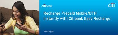 Citibank credit card application status: Prepaid Recharge Citibank India