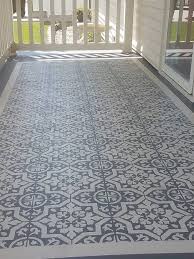 Diy Stencil Concrete Patio Rug Crafty Morning Concrete Patio Makeover Diy Concrete Patio Painted Cement Patio
