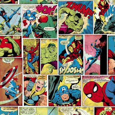 Muriva Marvel Comic Strip Wallpaper Hulk Captain America Spiderman Multicoloured Ebay We have 75+ amazing background pictures carefully picked by our community. muriva