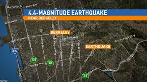 As of tuesday morning, no injuries or damages have been. Magnitude 4 4 Earthquake Reported In San Francisco Bay Area Katv