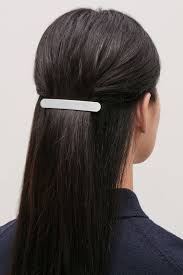 Detailed Image Of Cos Metal Hair Clip In Silver Accesorios Para El Cabello Cabello Belleza