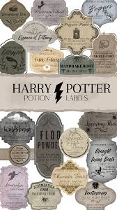 Harry Potter Potion Labels Printable Printable Potion Etsy Harry Potter Potion Labels Harry Potter Potions Harry Potter Halloween Party