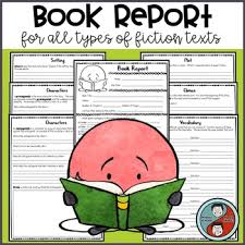 Book Report Template For Any Fiction Text By Middle School Mood Swings Teachers Pay Teachers In 2020 Book Report Templates Book Report Fiction Text