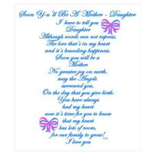 Pregnant Daughter Poems Expectant Mother Poem Daughter Poems Baby Shower Poems Mother Poems