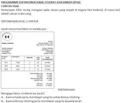Contoh Soal Pisa Bahasa Indonesia Smp Guru Paud