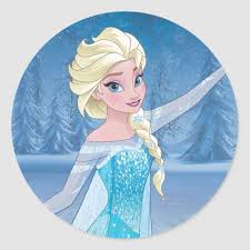 Elsa Winter Magic Classic Round Sticker Zazzle Com In 2020 Winter Magic Disney Sketches Disney Frozen Gift