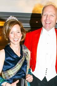 Lady Louise Burrell, probably at the Royal Caledonian Ball, July 20013,  wearing a lovley diamond floral tiara.