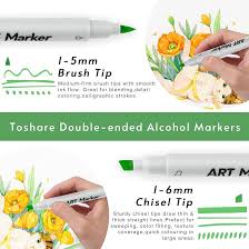 Amazon.com : 80 Colors Double Tip Art Markers,Alcohol Markers Set,Dual Tips  Blender Art Markers,Permanent Sketch Markers for Kids adult coloring,  Alcohol Based Markers, Adults Coloring and Artist Illustration : Arts,  Crafts &
