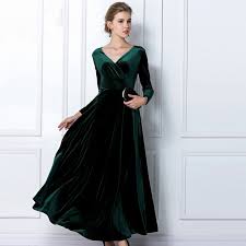 Emerald Green Long Velvet Party Formal Evening Maxi Dress Gown Incl Plus Sizes In Clothes Sh Velvet Dress Long Long Sleeve Velvet Dress Long Sleeve Maxi Dress