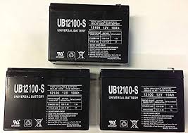 Duracell ultra 12v 10ah general purpose agm sla battery with f2 terminals. Universal Power Group 12v 10ah Replacement For Wp10 12se Wp1012 Sealed Lead Acid Portable Battery 3 Pack Buy Online In Dominica At Dominica Desertcart Com Productid 12865427