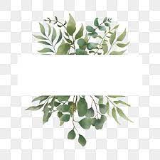 Elegant Watercolor Leaf Bouquet Frame Eucalyptus Clipart Watercolor Leaf Png And Vector With Transparent Background For Free Download Watercolor Leaves Watercolor Plants Watercolor