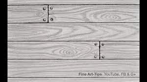 How To Draw Realistic Wood With Pencil - Youtube