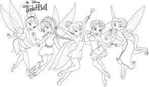 Ausmalbilder und malvorlagen tinkerbell für kinder. Ausmalbilder Tinkerbell Disney Feen Fur Madchen
