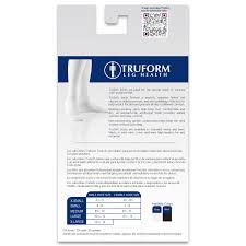 truform medical compression socks for men and women 8 15 mmhg knee high over calf length white x small