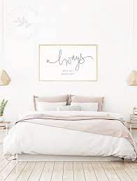Please contact us, we will immediately provide you with replacement parts for master bedroom wall decor above bed frames ideas for women images 2017, no need to return. Always Kiss Me Goodnight Sign Above Bed Quote Master Bedroom Decor Above Bed Print Wooden Sign Bedroom Prints Bedroom Quote Art Wall Decor Home Living Delage Com Br