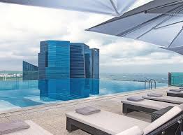 Swim In The Clouds At The Rooftoo Pool Of The Westin Singapore Amazing Views Included Want To Reserve Singapore Hotels Hotel Swimming Pool Hotel Pool