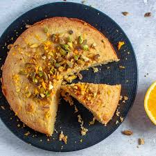 Vigorously whisk together the eggs and 1/2 cup granulated sugar in a large bowl until pale and fluffy, about 2 minutes. Healthy Orange Polenta Cake My Sugar Free Kitchen