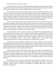 Panduan memilih premis makanan yang bersih; 409279618 Cara Mencegah Keracunan Makanan Docx