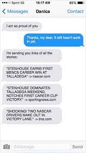 The most successful nascar drivers have amassed large fortunes due to winning big cash prizes or having endorsement deals with major. Nascarcasm Fake Texts To Talladega Winner Ricky Stenhouse Jr Official Site Of Nascar